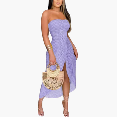 Besticktes Midikleid für Damen – Elegantes Sommerkleid