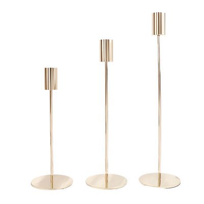 GlowThorne 3-teiliges dekoratives Kerzenständer-Set