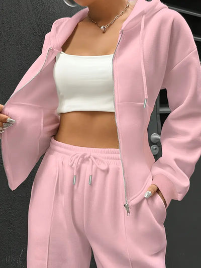 Nanci - Lässiges Zweiteiliges Set Mit Langen Ärmeln