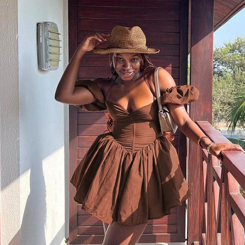 Gabriela - Minikleid mit Puffärmeln