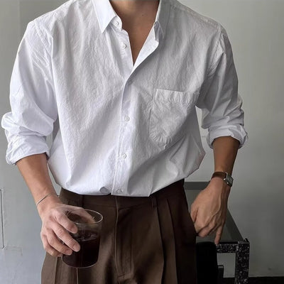 Daniel - Langarmhemd aus Baumwolle