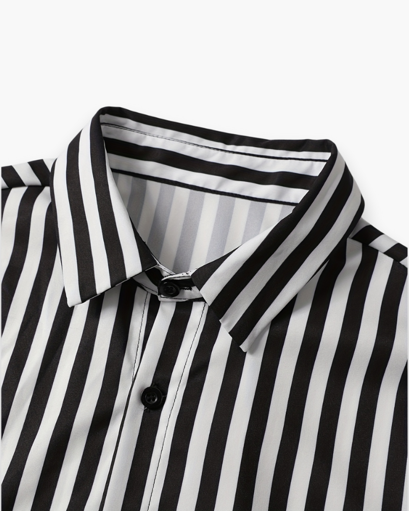 Herren Freizeit Set mit Streifen | Sommerlich & Bequem