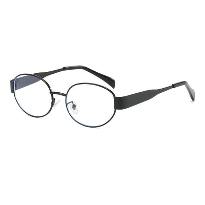 Carly – Retro Ovale Metallrahmen-Sonnenbrille