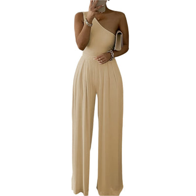 Tori - Eleganter Ein-Schulter-Jumpsuit