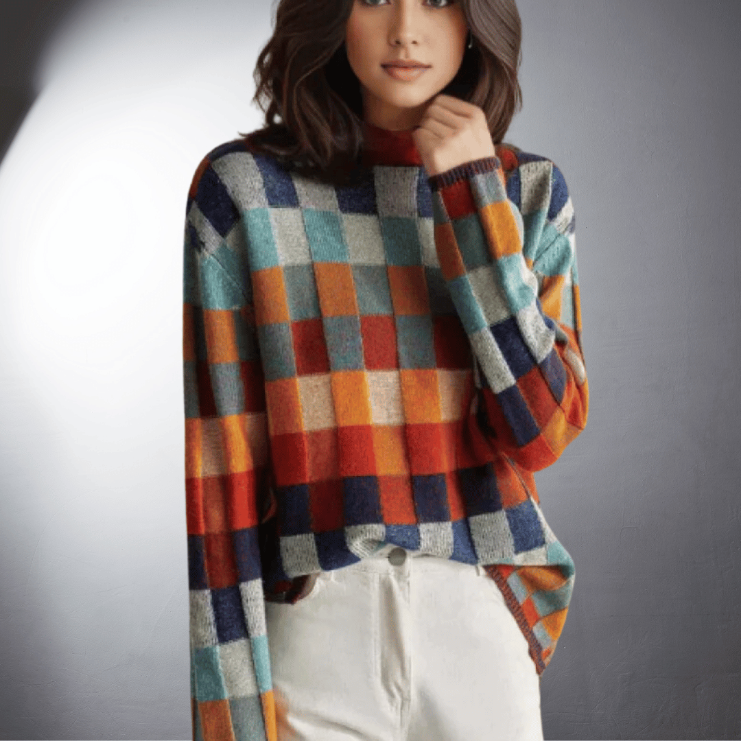 Faiga | Veganer Pullover mit Stehkragen