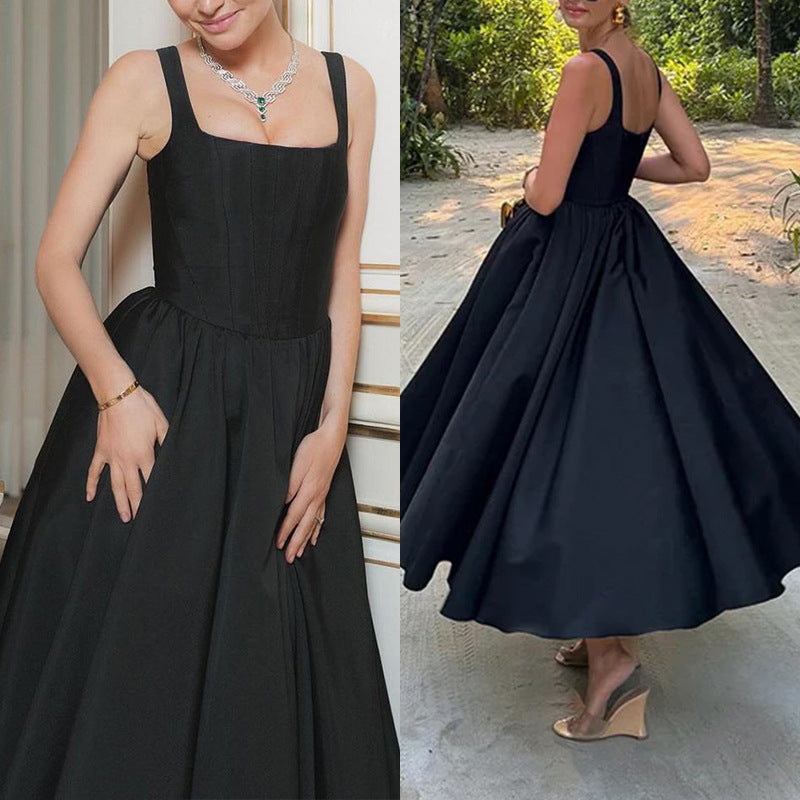 Samantha – Elegantes Trägerkleid ohne Ärmel