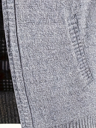 Strickpullover mit Fleecefutter und Ethnischem Wellenmuster