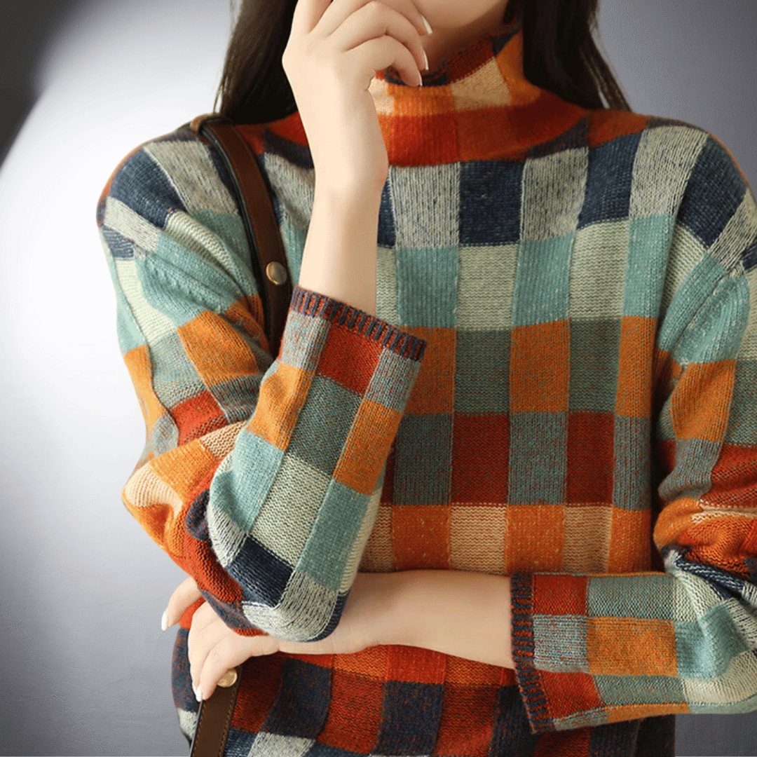 Faiga | Veganer Pullover mit Stehkragen