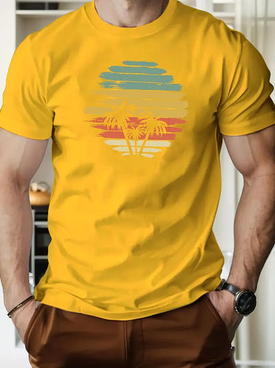 Carmelo - Herren Casual Rundhals-Shirt