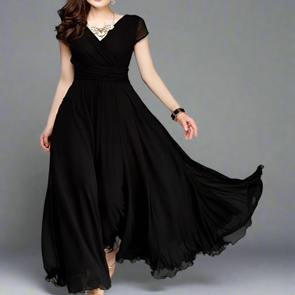 Karmilda | Elegantes Chiffon-Abendkleid für Damen