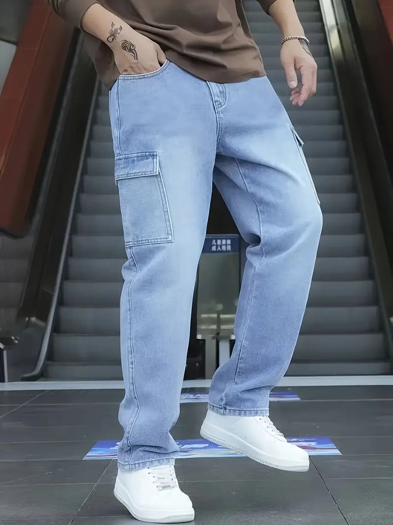 Gilbert - Streetstyle-Cargojeans mit mehreren Taschen für Herren