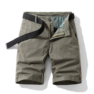 Felix – Gestreifte Retro-Baggy-Cargo-Shorts für Herren