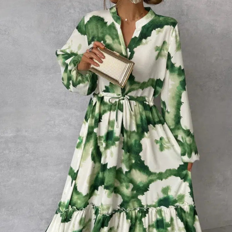 Carly – Stilvolles Damenkleid mit Langarm