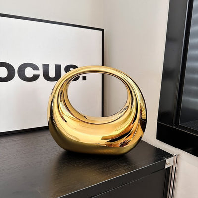 Janet – Zylinderförmige Abendtasche aus Acryl