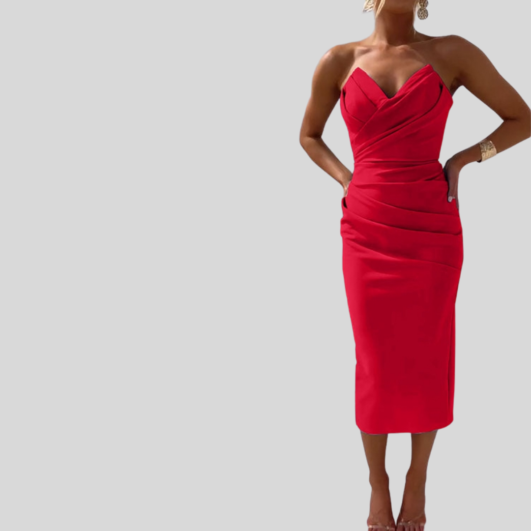 Marlis | Drapé Kleid Formend