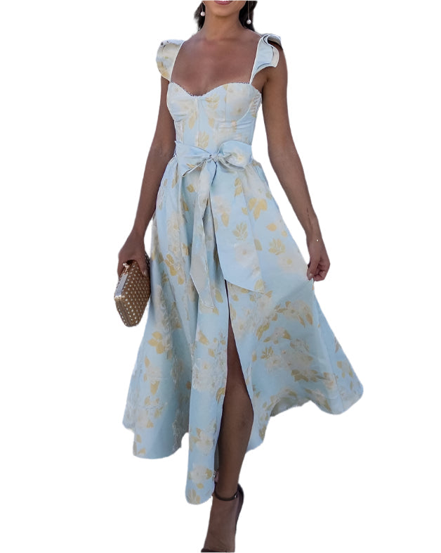 Daisy - Kleid mit Schmetterlingsdruck und Schleife