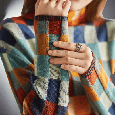 Faiga | Veganer Pullover mit Stehkragen