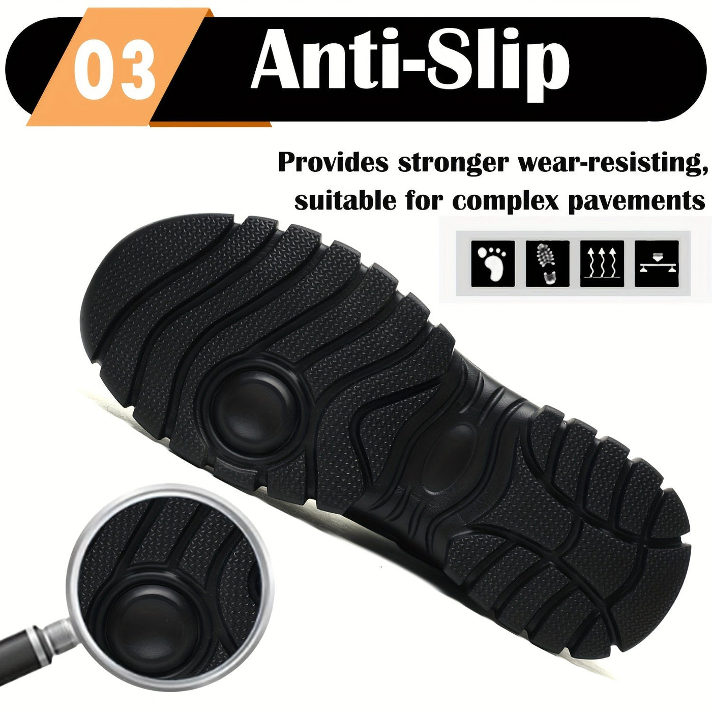 Rolf Sicherheitsschuhe für Männer mit Stahlkappe