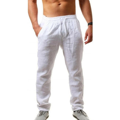 Herren Freizeithose mit elastischem Bund – Leichte Sommerhose für Alltag und Urlaub