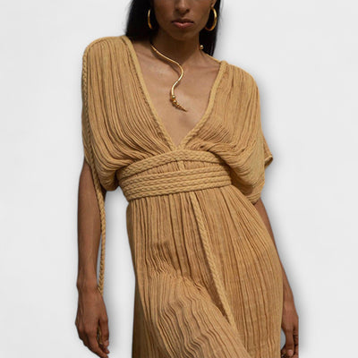 Maxi-Kimono-Kleid im griechischen Stil