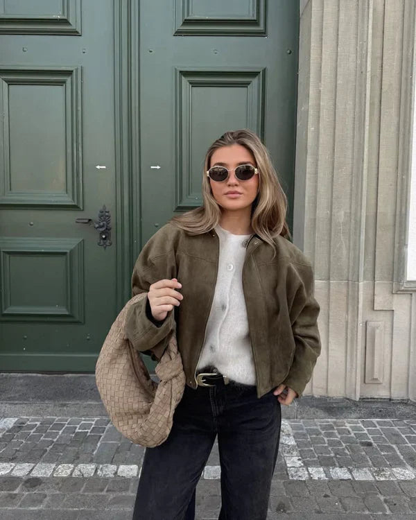 Stylische Bomberjacke