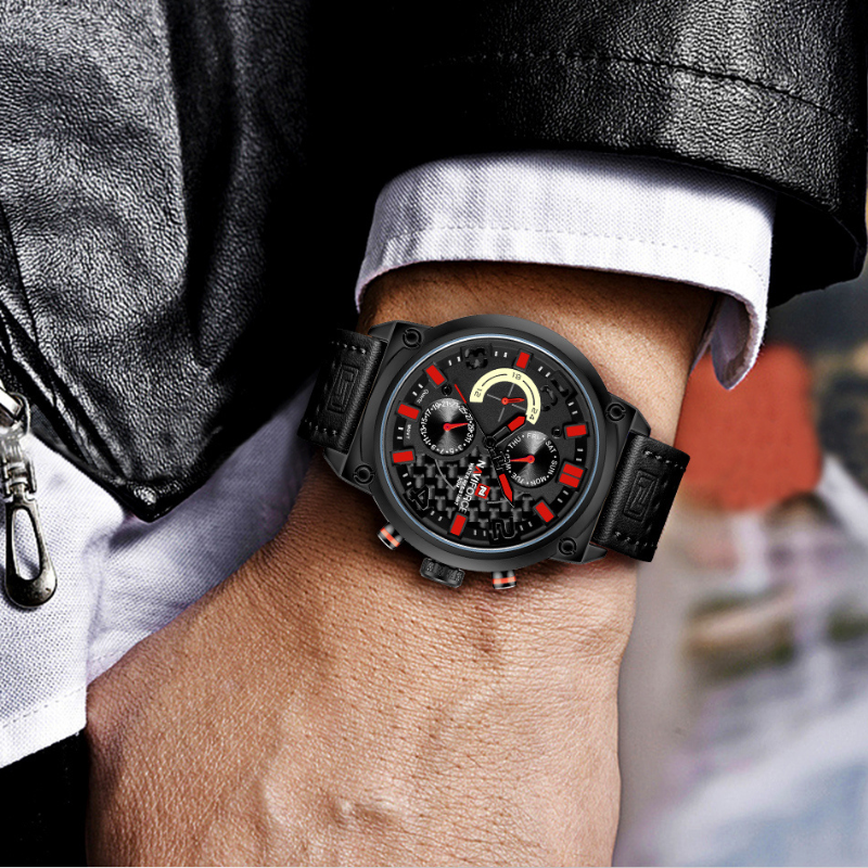 van Baerle® - Quarz-Datum-Uhr