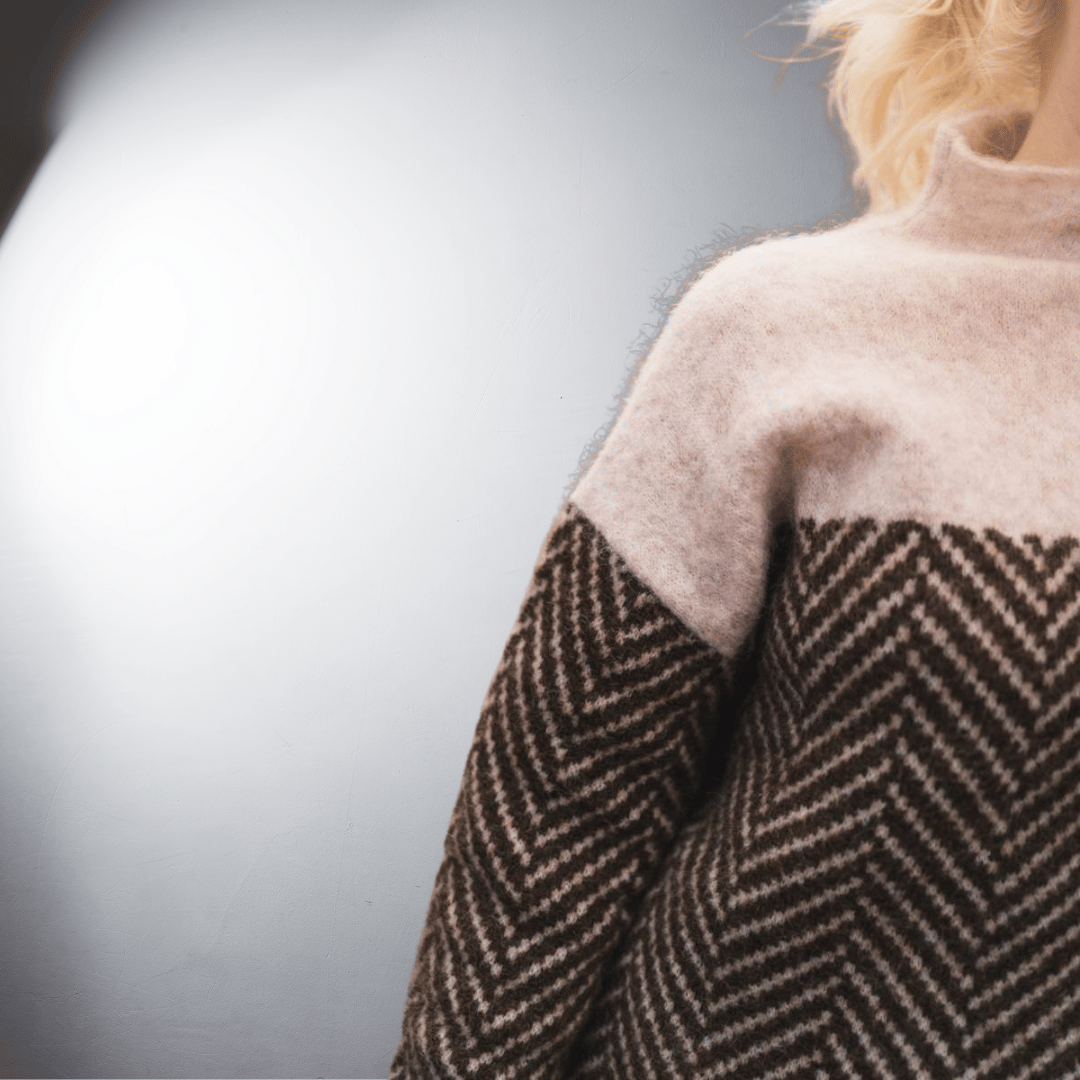 Ebba | Nachhaltiger Baumwoll-Turtleneck-Pullover