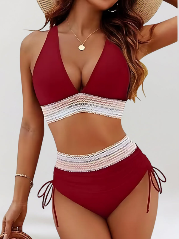 Lida™ Tummy Control Bikini-Set mit hoher Taille