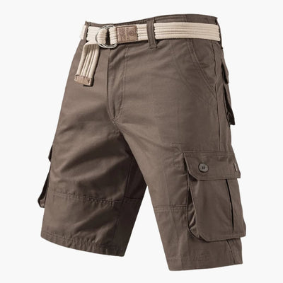 Cargoshorts mit Gürtel und Taschen - für Herren im Freizeitstil