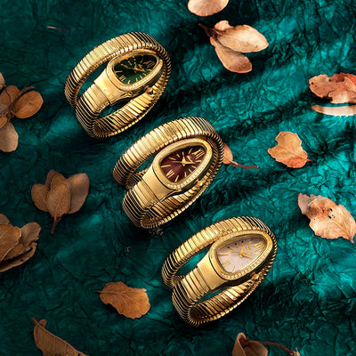 Edelstahl Schlangen Armbanduhr Nr. 351