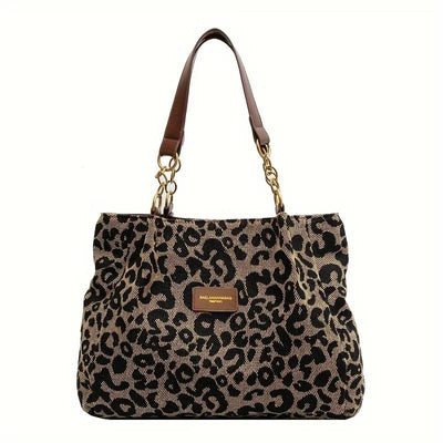 Tote Tasche mit Leopardenmuster