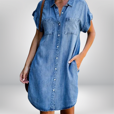 Carina - Entspanntes Denim-Kleid