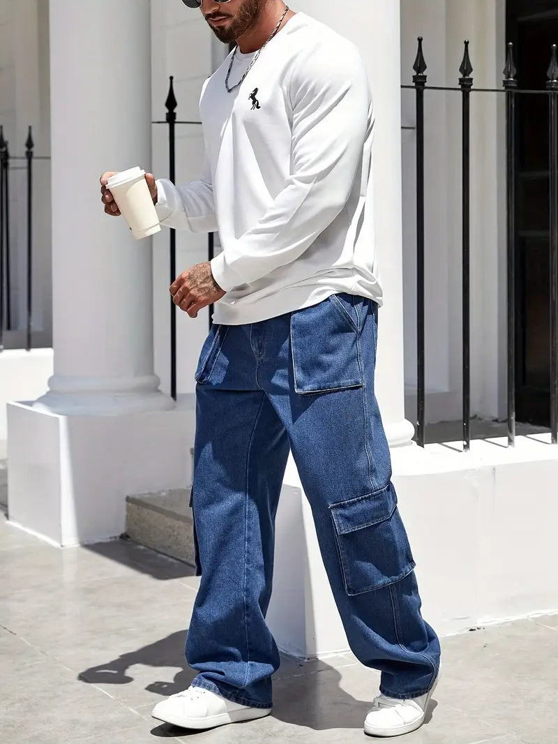 Jude - Herren Baumwolljeans mit mehreren Taschen