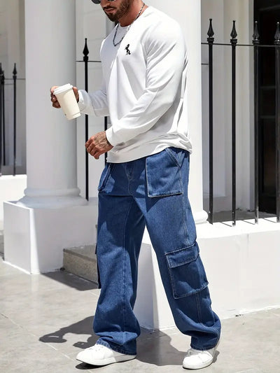 Jude - Herren Baumwolljeans mit mehreren Taschen