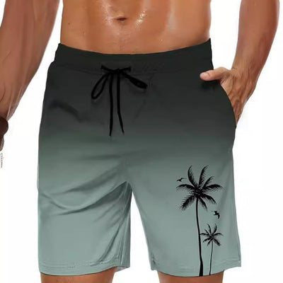 Philip – 3D Gedruckte Sommer-Shorts mit Hawaii-Muster