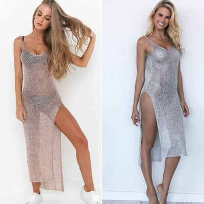 Diana – Ärmelloses Kleid mit Rundhalsausschnitt in Einfarbig