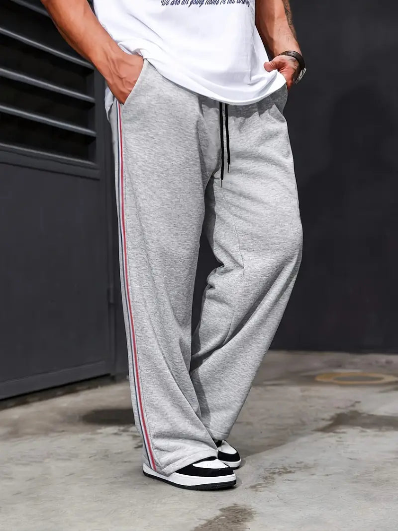 Edmund - Lässige Jogginghose mit Streifen und Kordelzug für Herren