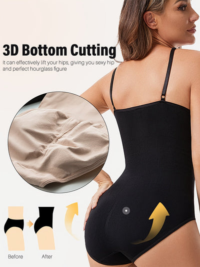 3er-Pack Nahtlose Figurformende Bodysuits für Damen