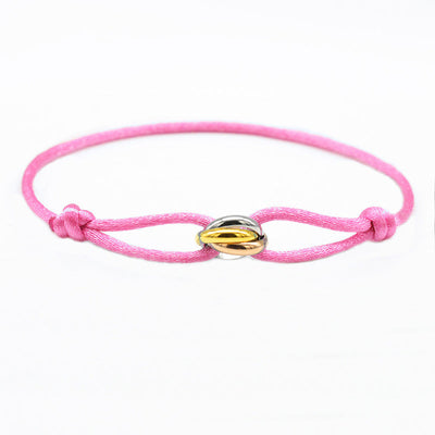 Rhys – Handgewebtes Edelstahl-Armband im Paarstil