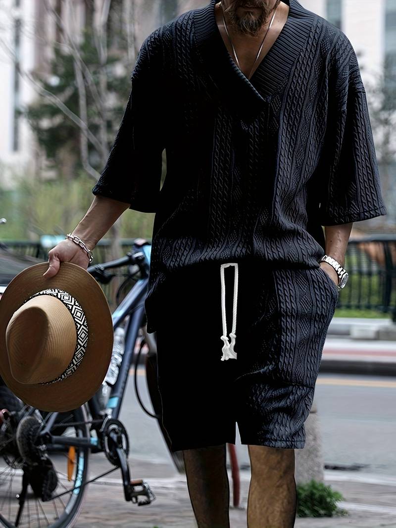 Hemd- und Shorts-Set für Herren