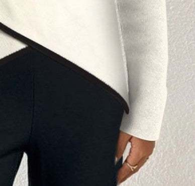 Emily – Kurzarmshirt mit Kreuzstreifenmuster