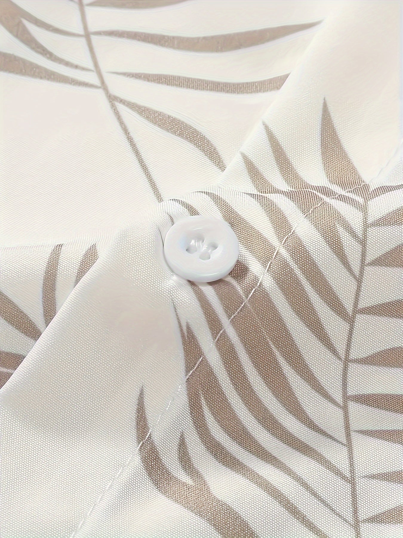 Zweiteiliges Sommer Set Herren Blattprint Shirt und Shorts - Kiano