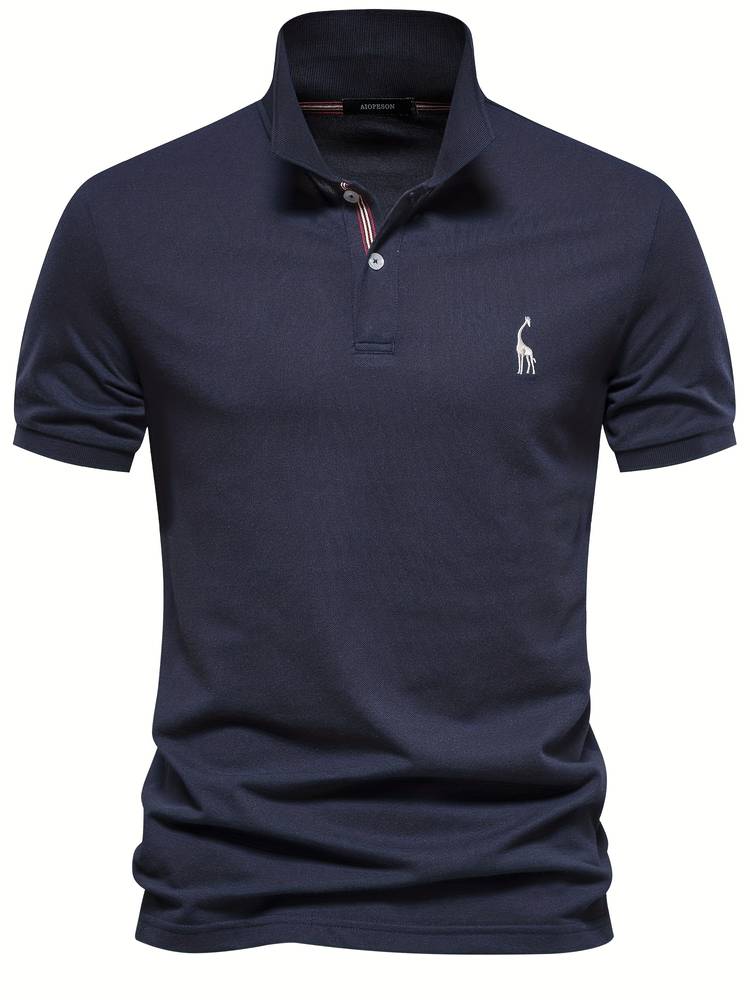 Mateo | Slim Fitted Klassisches Poloshirt mit dezentem Kragendetail