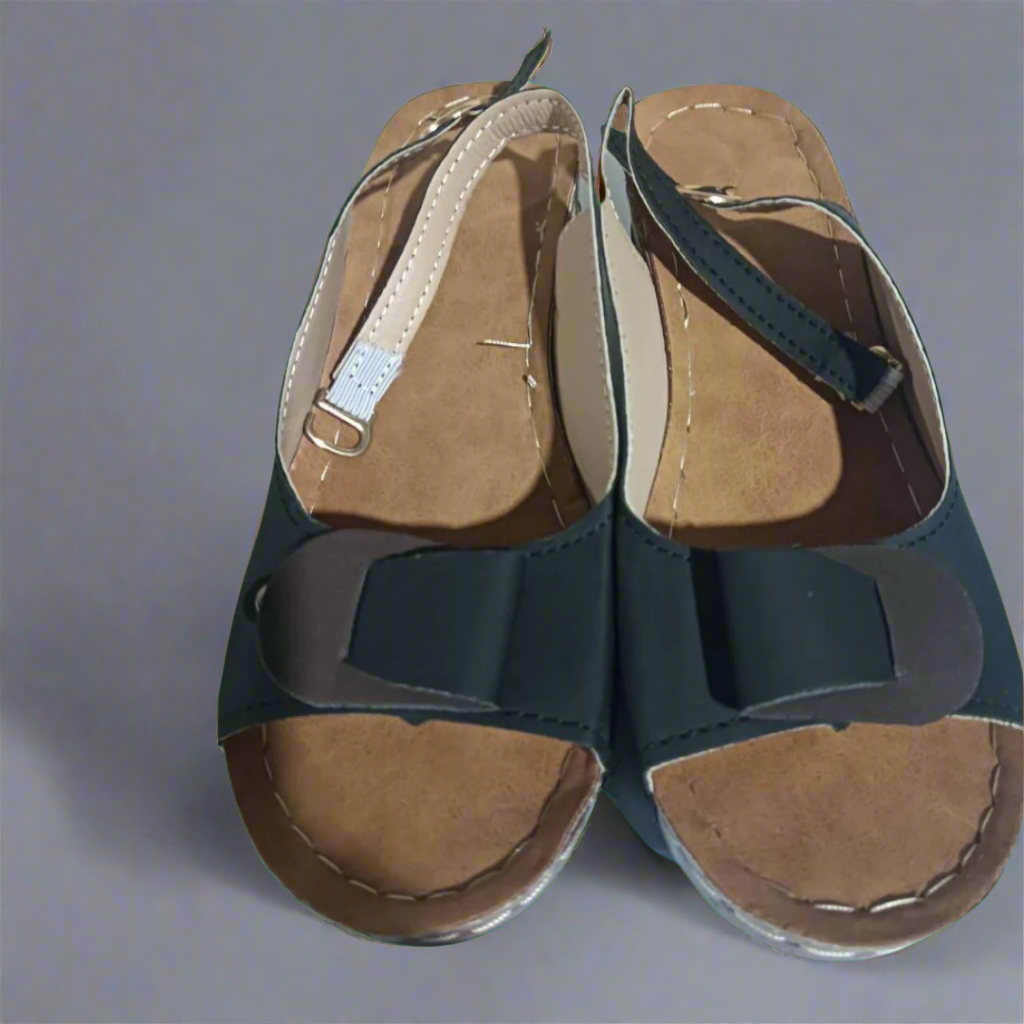 Clara | Retro Wedge Sandalen für Damen – Komfort und Stil