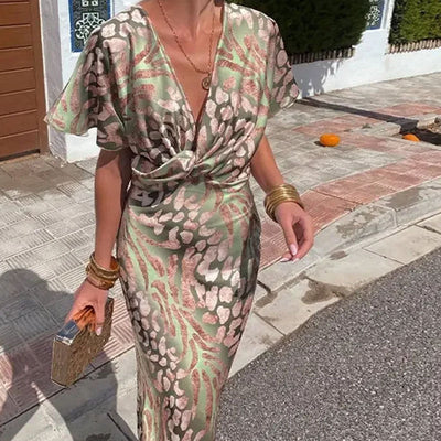 Dawn – Elegantes Damenkleid mit Druck