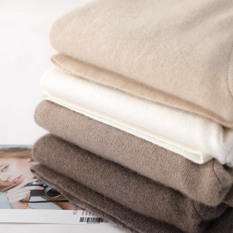 Abigail – Weite Damenhosen aus Wolle