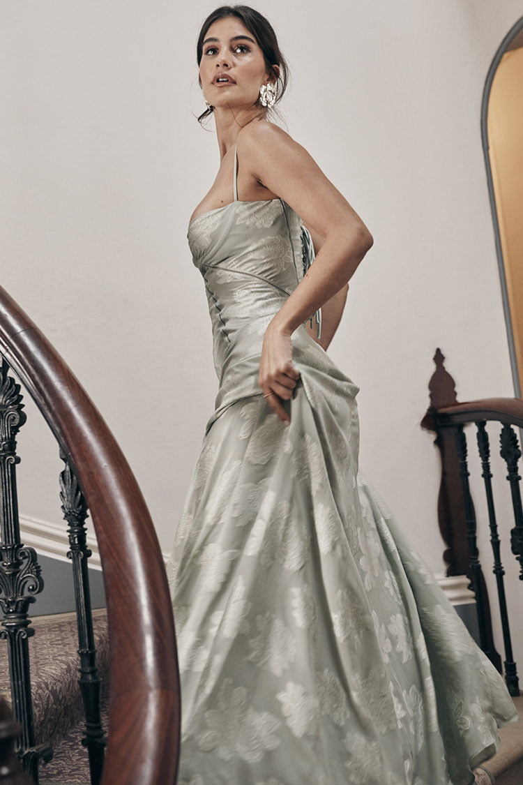 Bianca - Langes geblümtes Kleid