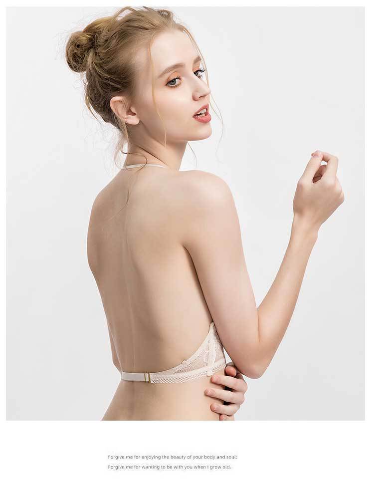 Barbara – Großes Rückenfreies Kleid mit Neckholder und schulterfreiem Design