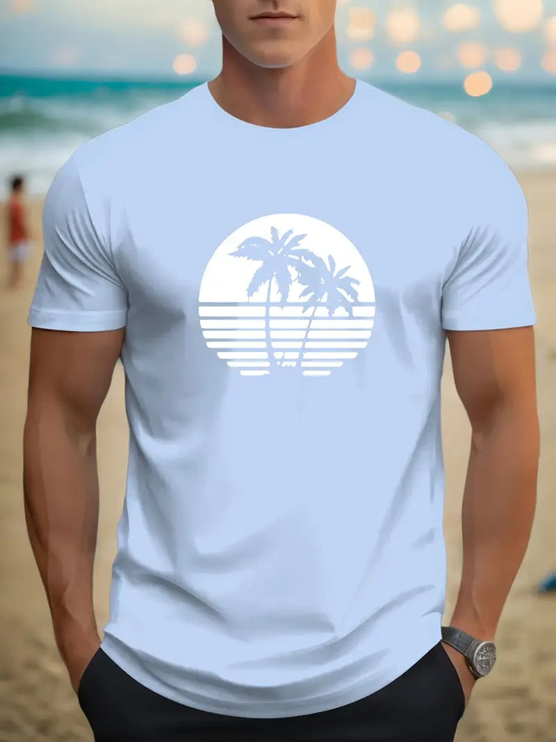 Johnson - Herren Casual Rundhals-Shirt