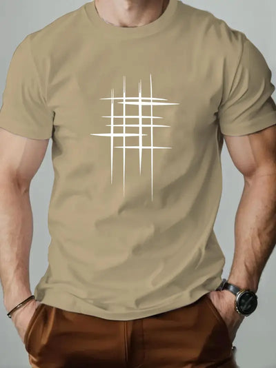 Larry - Herren Casual Rundhals-Shirt